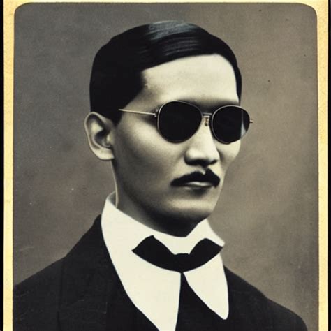 Krea Ai Vintage Photo Portrait Of Jose Rizal With A Short