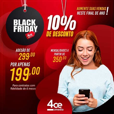 Venha Aproveitar A Nossa Black Friday 4ce Um Belo Desconto Para Nossos