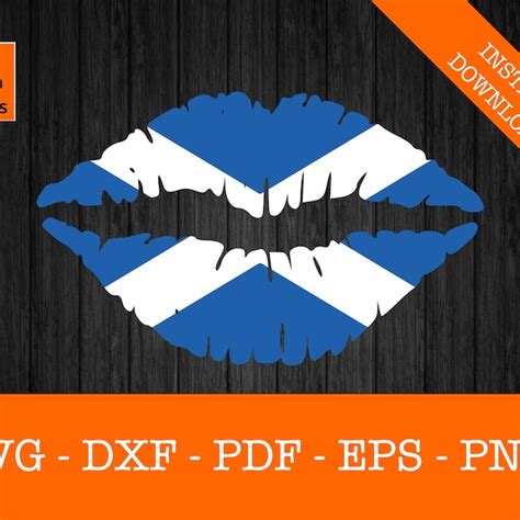 Scotland Flag Dxf Etsy