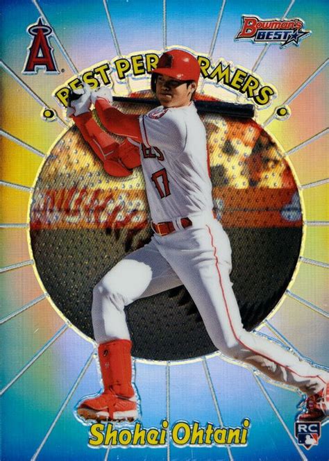 Shohei Ohtani 2018 Bowman S Best 98BP SO 1998 Best Performers Price