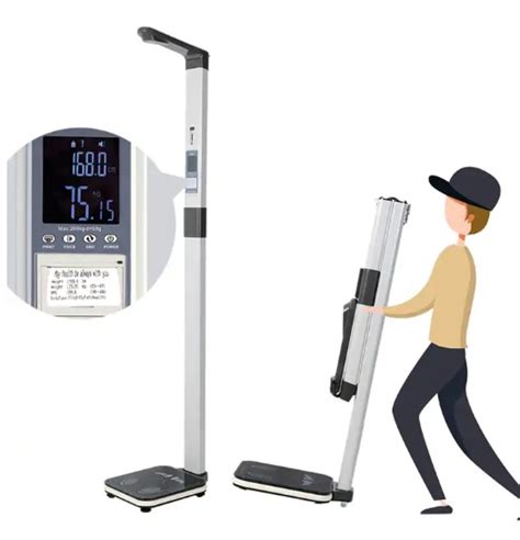 BMI Machine DIGITAL HEIGHT AND WEIGHT SCALE – AlburuzBD