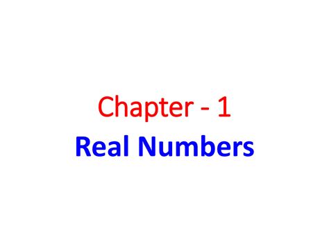 SOLUTION Real Numbers Chapter 1 Of Class10 Studypool