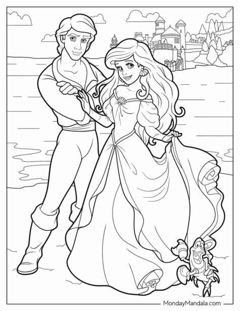 28 Ariel Coloring Pages Free Pdf Printables