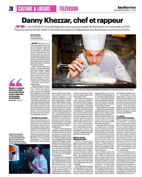 Danny Khezzar candidat remarqué de Top Chef 2023 prend du grade le