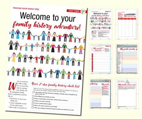 Tracing Your Family Tree Worksheet – First Steps - Family Tree