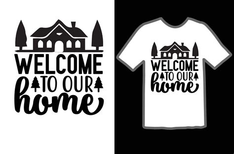 Welcome To Our Home Svg T Shirt Design 20477895 Vector Art At Vecteezy