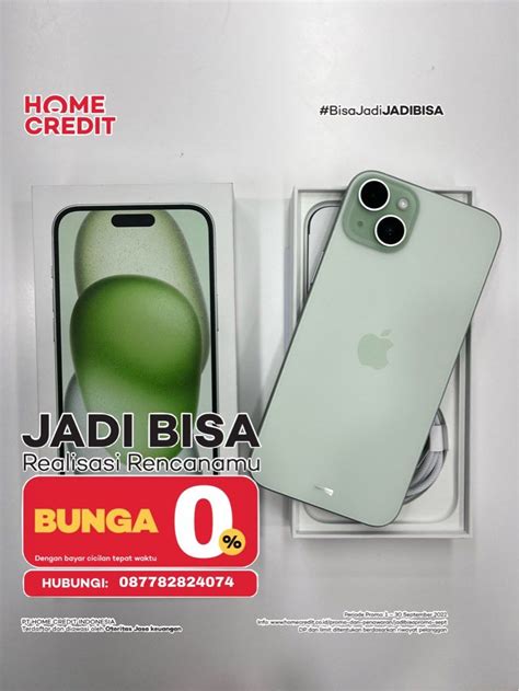 Apple IPhone 15 Plus 256GB Resmi Bisa Cicilan Bunga Bisa 0 Telepon