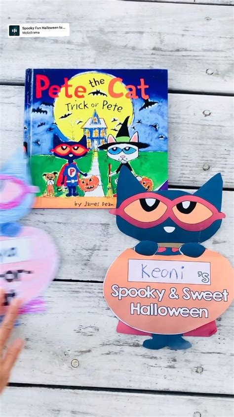 Pete the Cat Trick or Pete : Halloween Read Aloud Book Craft ELA ...