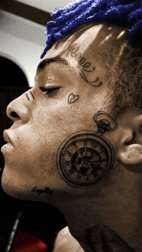 Xxxtentacion Clock Tattoo