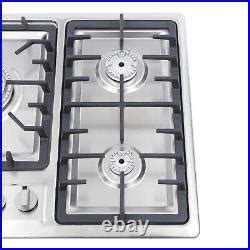 Stainless Steel Burners Stove Top Built In Gas Propane Cooktop