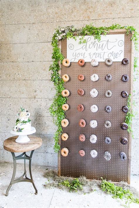 The Best Wedding Donut Wall Ideas Photos To Inspire Yours