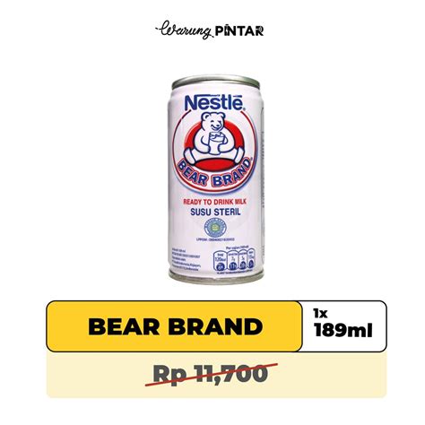 Jual Susu Kaleng Bear Brand Ml Kaleng Indonesia Shopee Indonesia