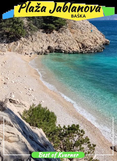 Baška Plaže Najbolje i najpopularnije plaže u Baški na otoku Krku