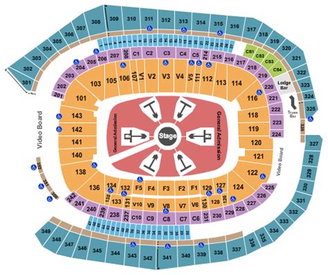 US Bank Stadium Tickets And Seating Charts Minneapolis MN 2023