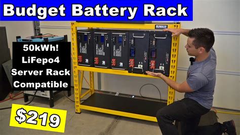 Dirt Cheap Server Rack For Offgrid Solar Batteries Youtube