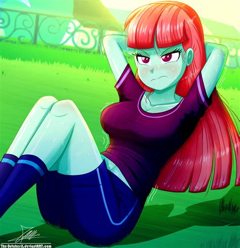 Safe Artist The Butch X Melon Mint Equestria Girls