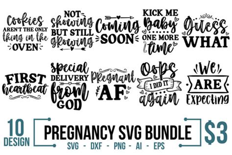 Pregnancy Svg Bundle Graphic By Craft Store · Creative Fabrica