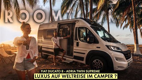 Luxus Camper Van Roomtour Fiat Ducato Unser Wohnmobil Youtube