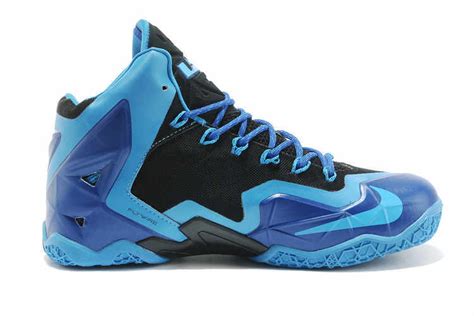 Lebron James 11 Blue Black Green Basketball Shoes Online Website Sale