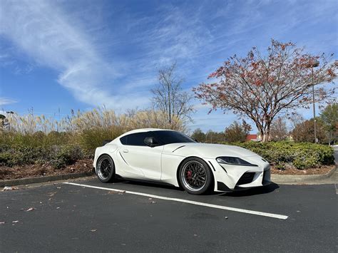 Pics Of Aftermarket Wheels On Stock Suspension Supras Page 8