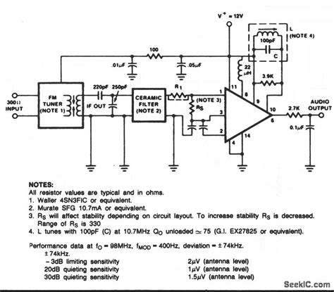 FM TUNER Basic Circuit Circuit Diagram SeekIC