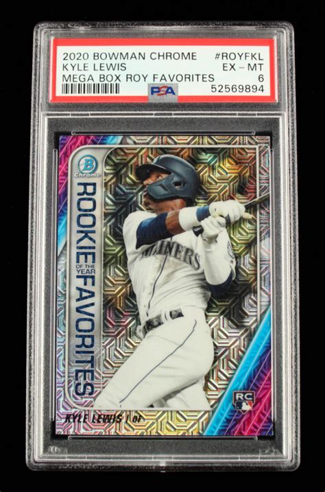 Kyle Lewis Bowman Chrome Mega Box Rookie Of The Year Favorites