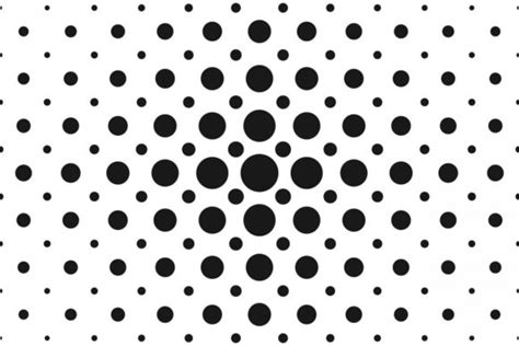 Monochrome Dots Graphic By Davidzydd · Creative Fabrica