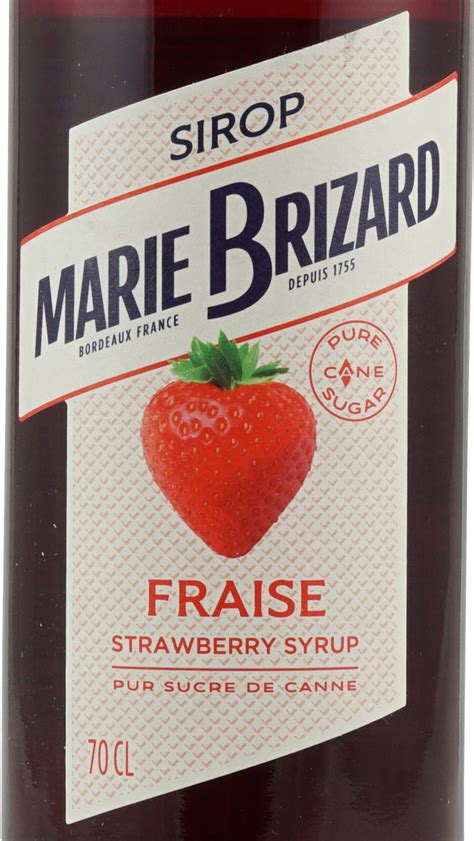 Marie Brizard Sirop De Fraise Erdbeer Sirup Liter