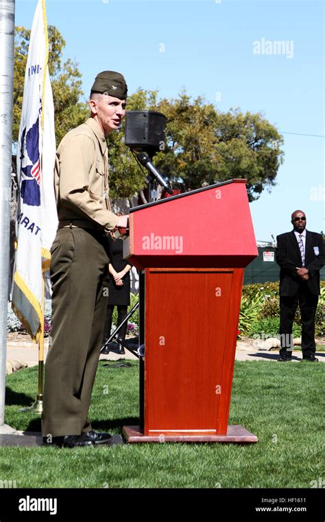 Col John Farnam Station Commanding Officer Says A Few Words About