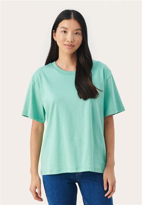 Part Two Anne T Shirt Basic Crème De Menthe Mintgroen Zalando Be