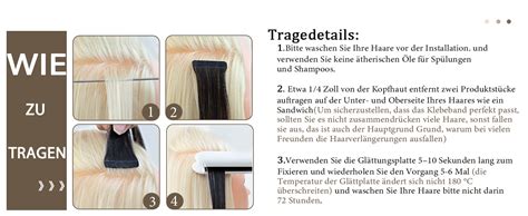 AGMITY Tape In Extensions Echthaar 40cm 20pcs 40Gram 16 Zoll Tief