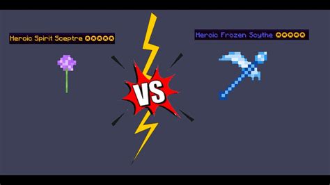 Frozen Scythe Vs Spirit Sceptre Youtube