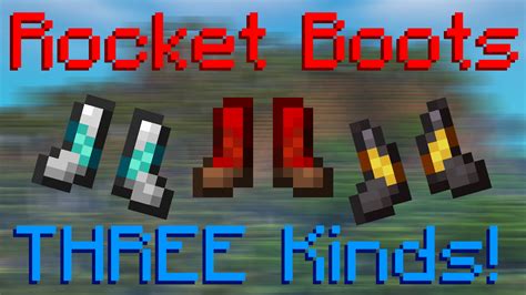 Rocket Boots Minecraft Data Pack