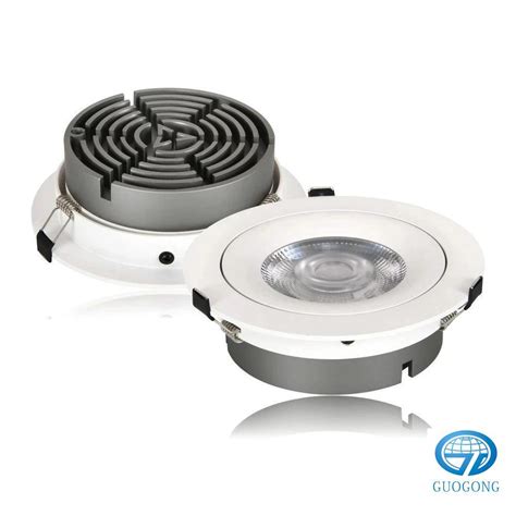 IP44 Dimmable Anti Glare Downlight Recessed Ceiling Spotlight COB LED