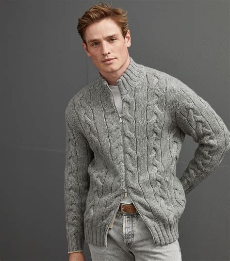 Brunello Cucinelli Cashmere Cable Knit Cardigan Harrods US