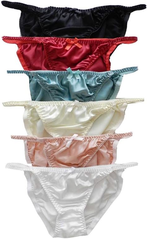 Yavorrs Pcs Sexy Women S Silk String Bikini Panties S M L Xl Xxl