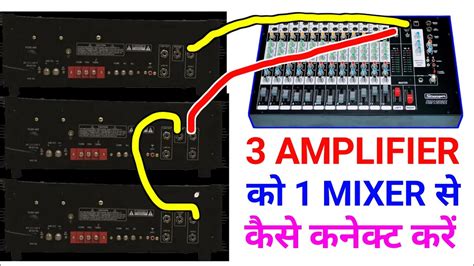 How To Connect Mixer To Amplifier Diagram How To Connect A M