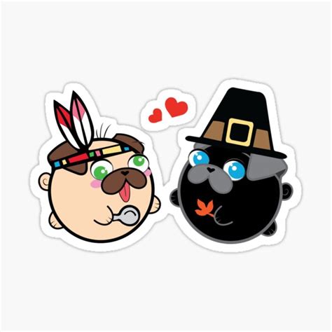 Poopy And Doopy Thanksgiving Sticker For Sale By Poopy And Doopy