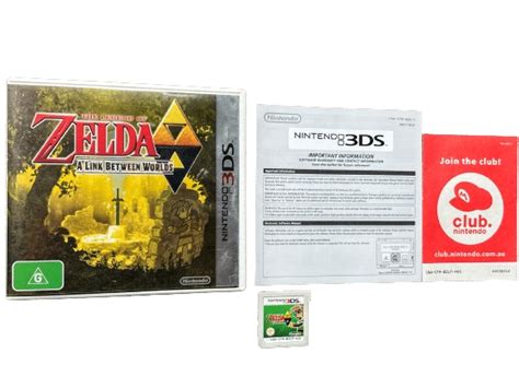 The Legend Of Zelda A Link Between Worlds 3ds Mint Complete Appleby Games