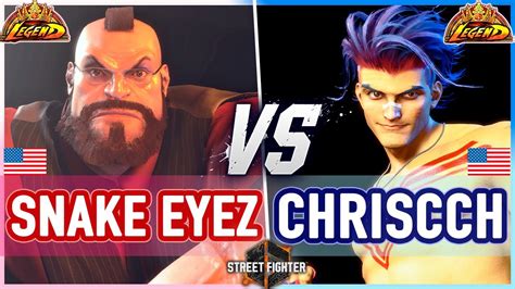 Sf Snake Eyez Zangief Vs Chriscch Luke Street Fighter Youtube