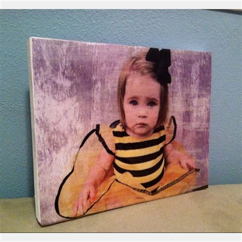 Beautiful DIY Modge Podge Canvas Art