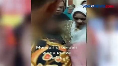 Viral Seorang Wanita Di Bandar Lampung Kepergok Mencuri Di Pesta