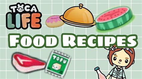 Toca Boca Food Recipes PART 2 YouTube