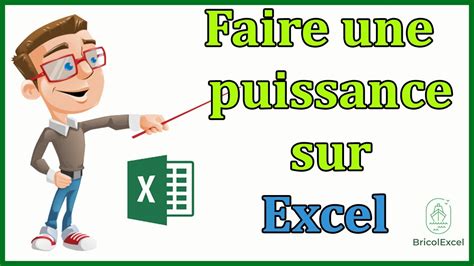 Comment Faire Une Puissance Sur Excel Youtube