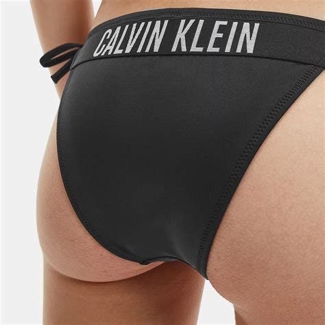 Calvin Klein Side Tie Cheeky Women S Bikini Bottoms Black KW0KW01858 BEH