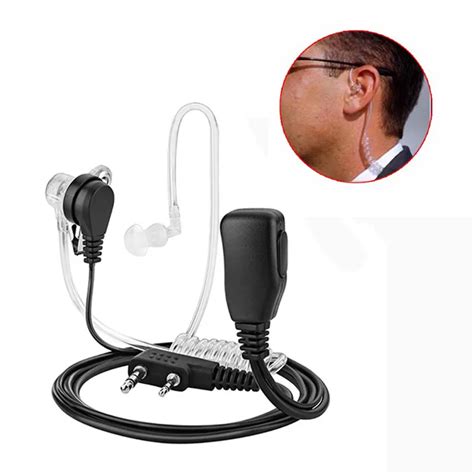 Oreillettes Intra Auriculaires Avec Tube Acoustique Discret 2 Broches