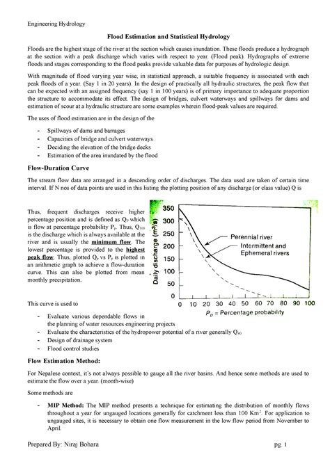 Statistical Hydrology and Flood Estimation - Flood Estimation and ...