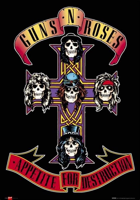 Poster Gunsnroses Appetite Wall Art 31 Free Ukposters