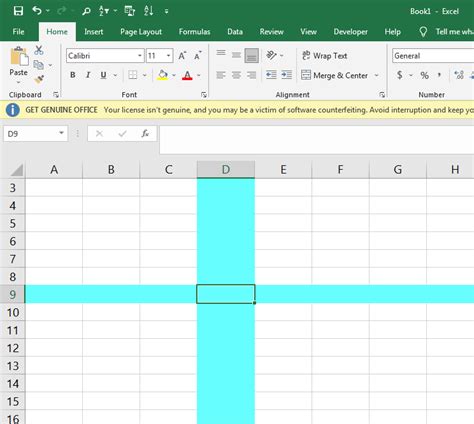 Vba Highlighting Rows And Columns For Both Single And Multiple