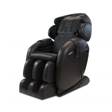 Kahuna Lm6800s Dark Brown Space Saving Zero Gravity Full Body Reclining Massage Chair With